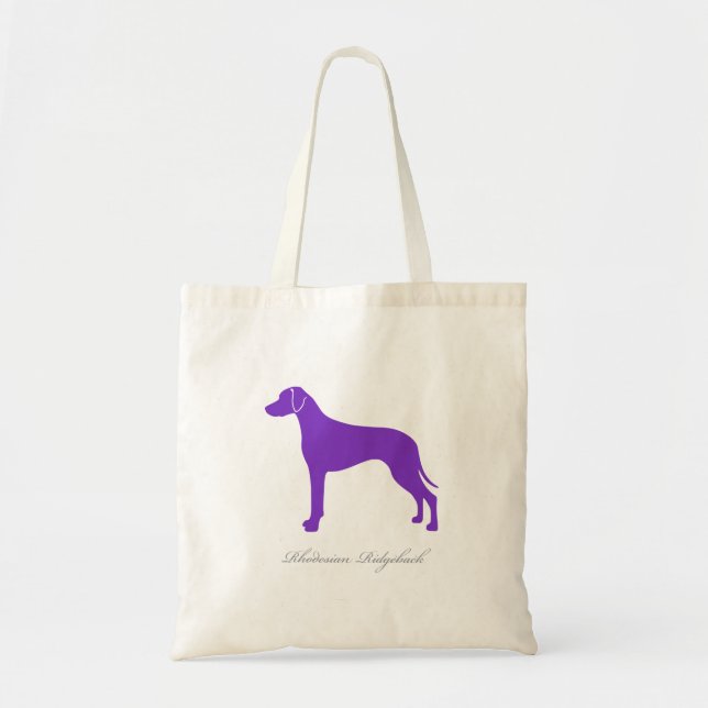 La bolsa de asas de Rhodesian Ridgeback (silueta (Frente)