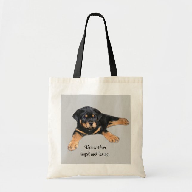 La bolsa de asas de Rottweiler (Frente)