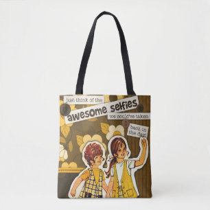 "La bolsa de asas de Selfie del arte de costura