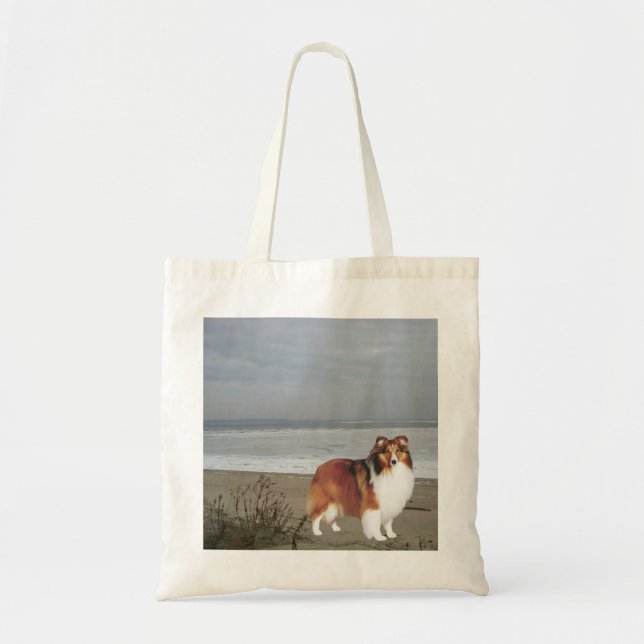La bolsa de asas de Sheltie (Frente)