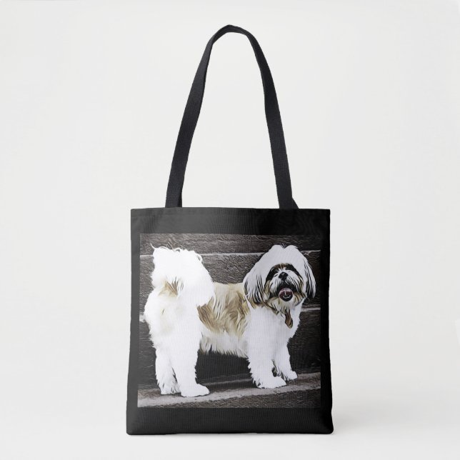 La bolsa de asas de Shih Tzu (Anverso)