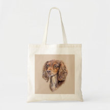 La bolsa de asas de Sprocker cocker spaniel de la