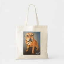 La bolsa de asas de Staffordshire bull terrier del