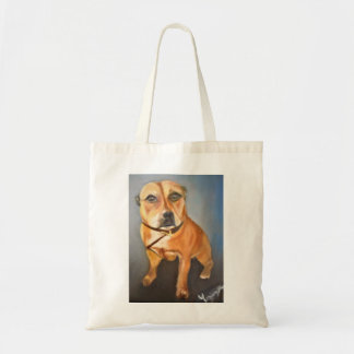 La bolsa de asas de Staffordshire bull terrier del
