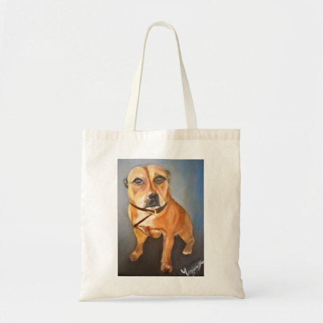 La bolsa de asas de Staffordshire bull terrier del (Frente)