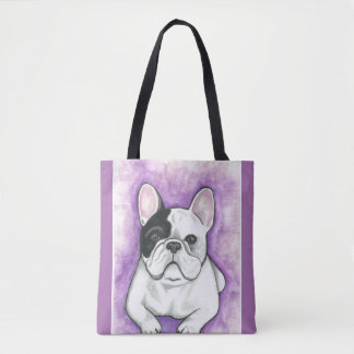 La bolsa de asas de varios colores de la púrpura