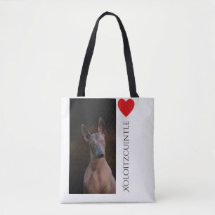 La bolsa de asas de Xoloitzcuintle