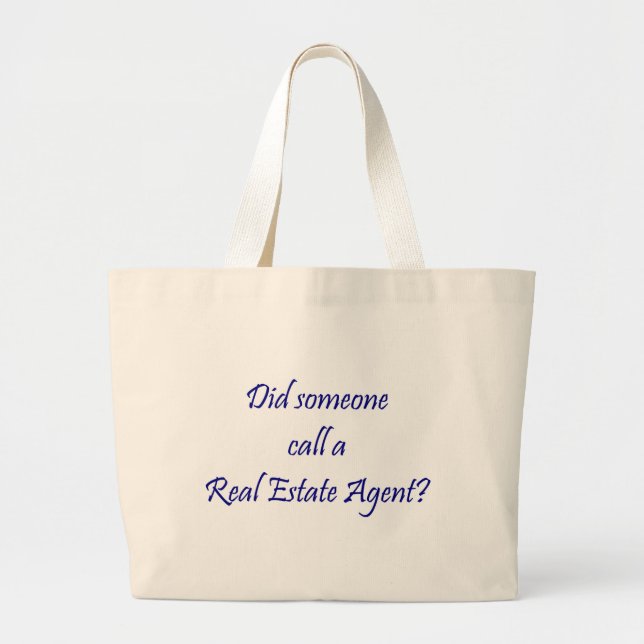 La bolsa de asas del agente inmobiliario (Frente)