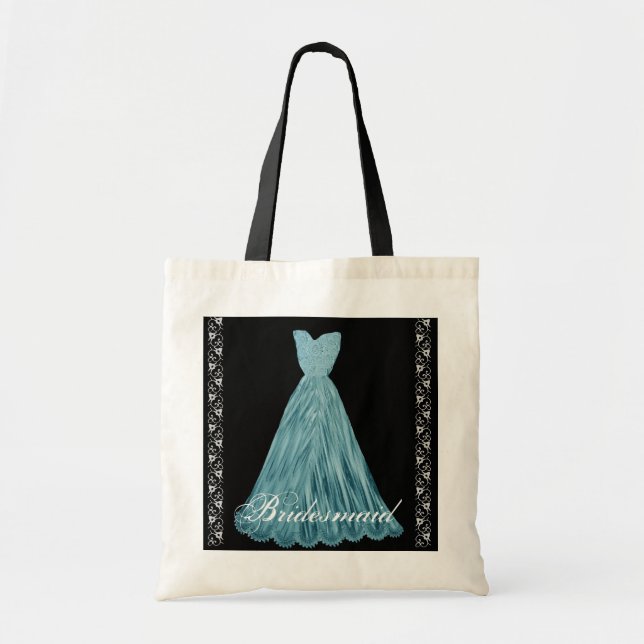 La bolsa de asas del algodón del vestido de la (Frente)