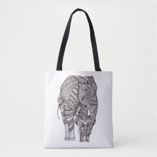 La bolsa de asas del amor del elefante