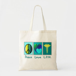 La bolsa de asas del amor LPN de la paz