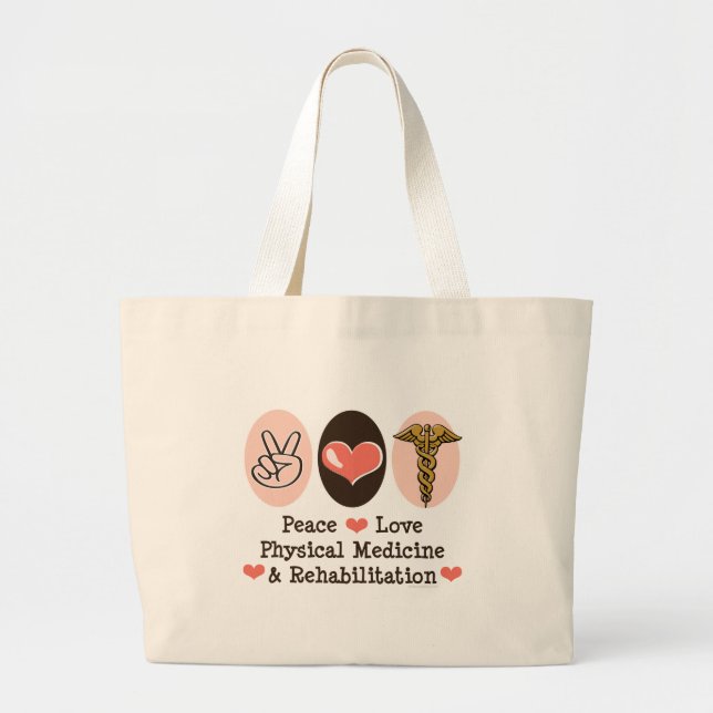 La bolsa de asas del amor PM&R de la paz (Frente)