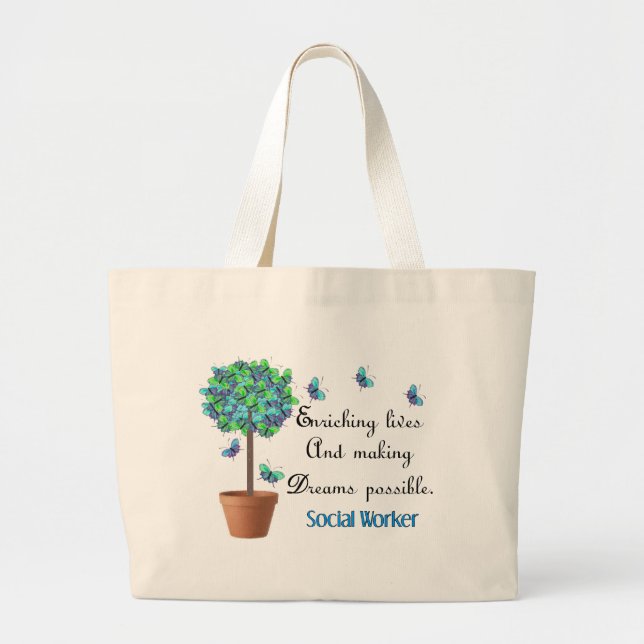 La bolsa de asas del árbol de la mariposa del (Frente)