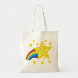 la bolsa de asas del arco iris del profesor de la