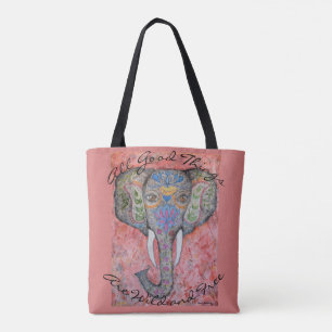 La bolsa de asas del arte de la acuarela del
