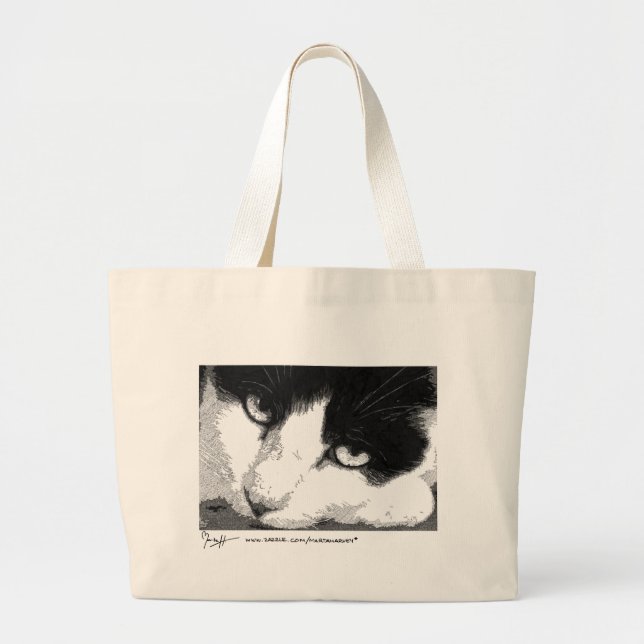 La bolsa de asas del arte del gato (Frente)