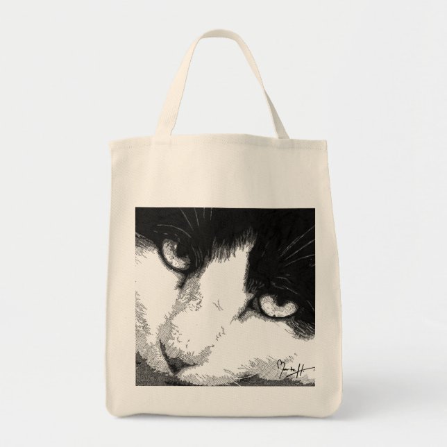 La bolsa de asas del arte del gato (Frente)