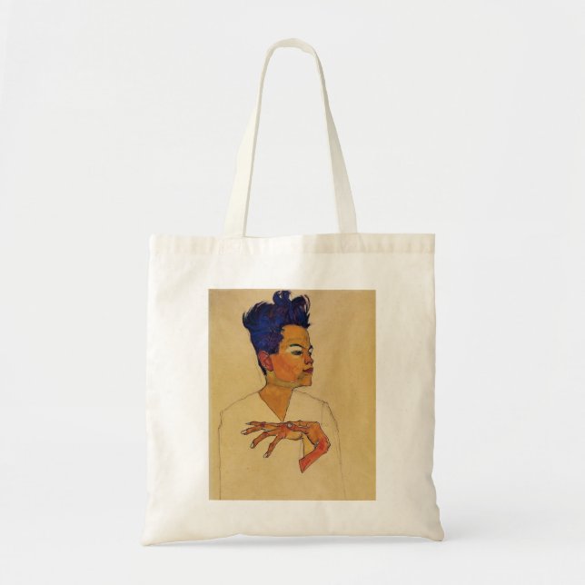 La bolsa de asas del autorretrato de Egon Schiele (Frente)