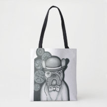 La bolsa de asas del blanco de sir Bouledogue