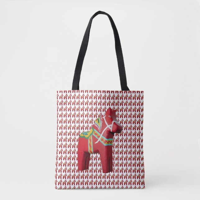 La bolsa de asas del caballo de Dala del sueco (Anverso)