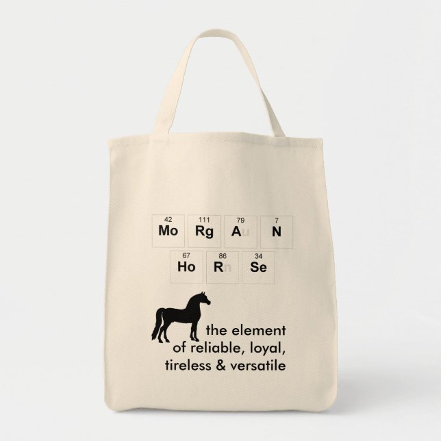 La bolsa de asas del caballo de Morgan (Frente)