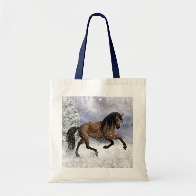 La bolsa de asas del caballo del invierno - bolso (Frente)