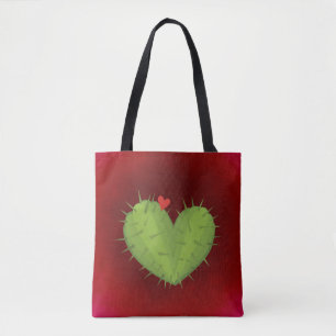 La bolsa de asas del cactus del amor