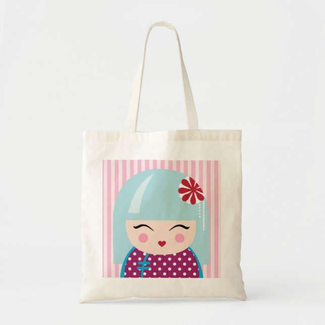 La bolsa de asas del chica de Kokeshi (Frente)
