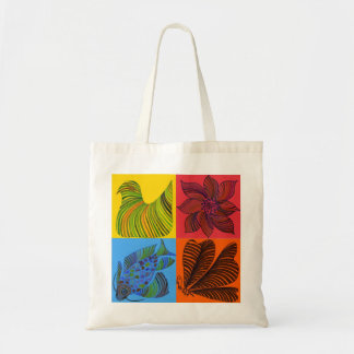 la bolsa de asas del collage