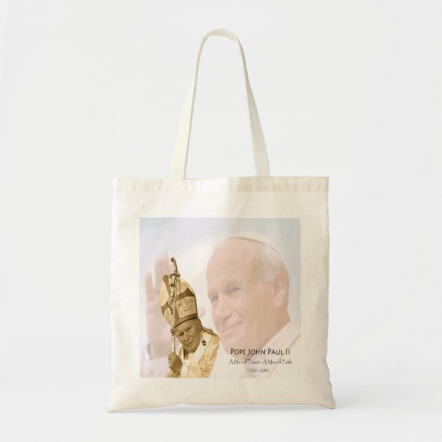 La bolsa de asas del collage de Juan Pablo II (Frente)