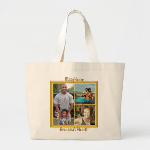 La bolsa de asas del corazón de la abuela de