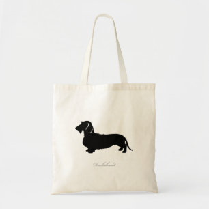 La bolsa de asas del Dachshund (versión negra del