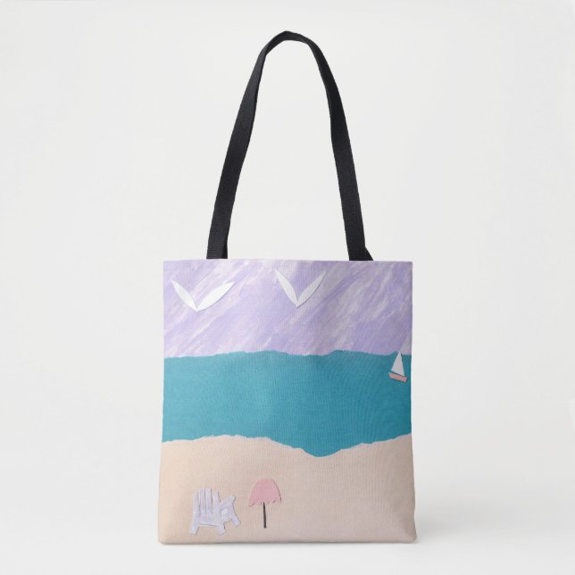 La bolsa de asas del día de la playa (Anverso)