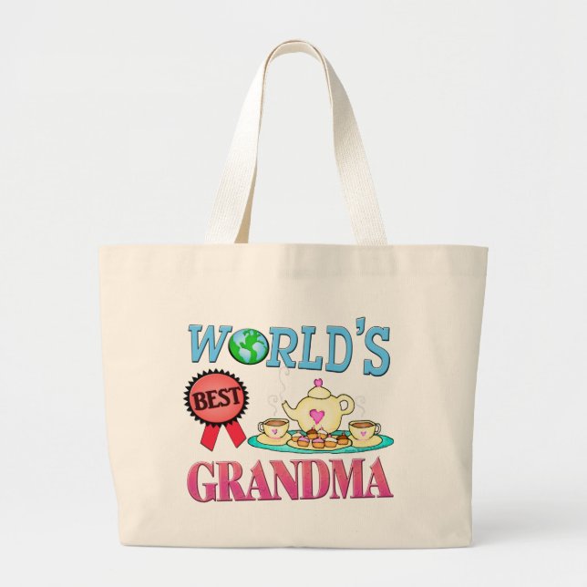 La bolsa de asas del día de madre de la abuela (Frente)