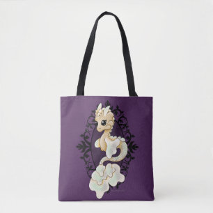 La bolsa de asas del dragón del cordón del vinta
