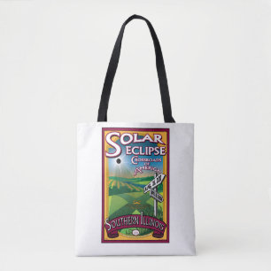 La bolsa de asas del eclipse solar de los cruces