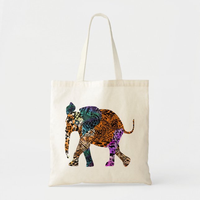 La bolsa de asas del elefante del bebé del estilo (Frente)