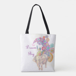 La bolsa de asas del elefante y del pájaro