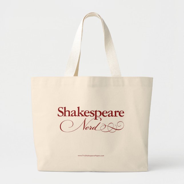 La bolsa de asas del empollón de Shakespeare (Frente)