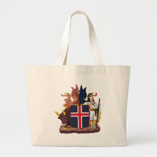 La bolsa de asas del escudo de armas de Islandia