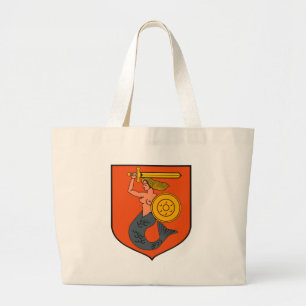 La bolsa de asas del escudo de armas de Varsovia