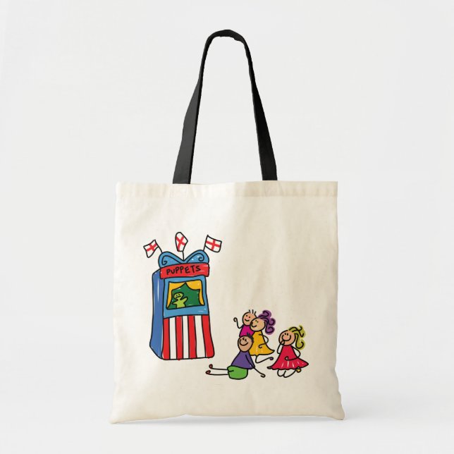 La bolsa de asas del espectáculo de marionetas (Frente)