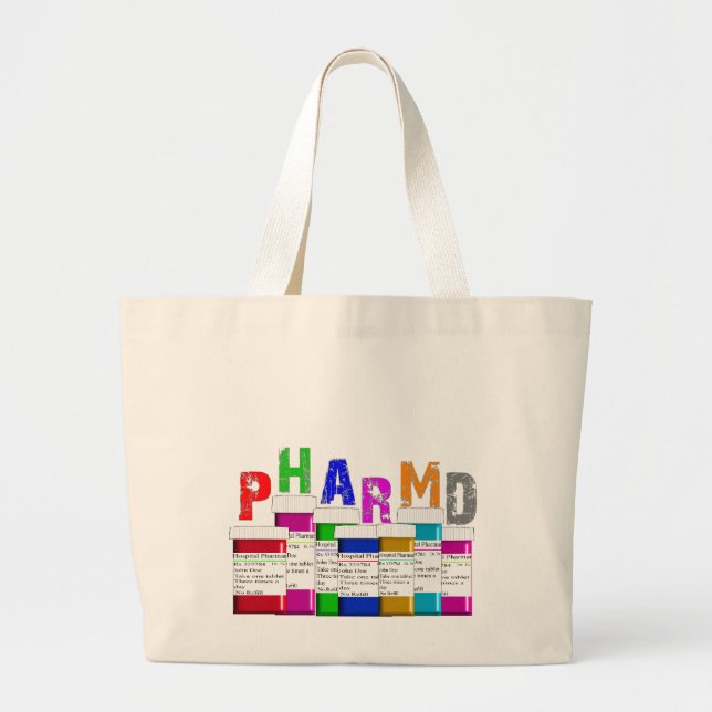 La bolsa de asas del estudiante de la farmacia de (Frente)