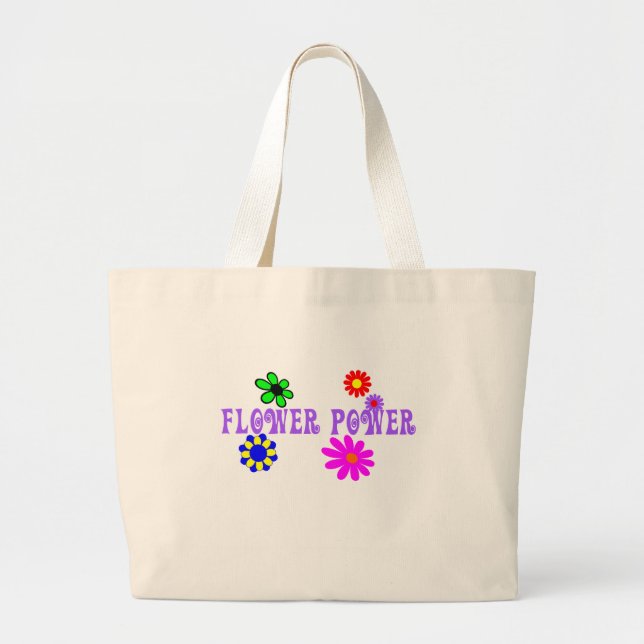 La bolsa de asas del flower power (Frente)