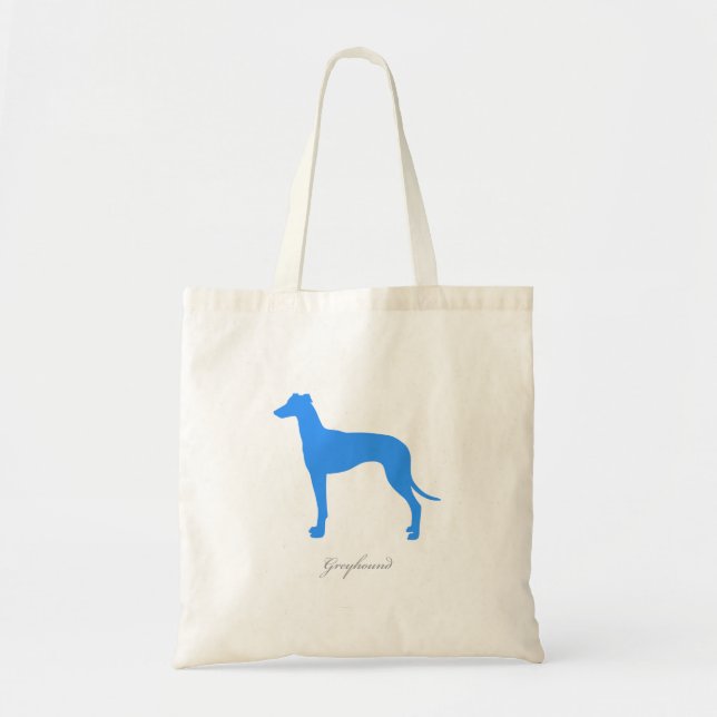 La bolsa de asas del galgo (silueta azul) (Frente)