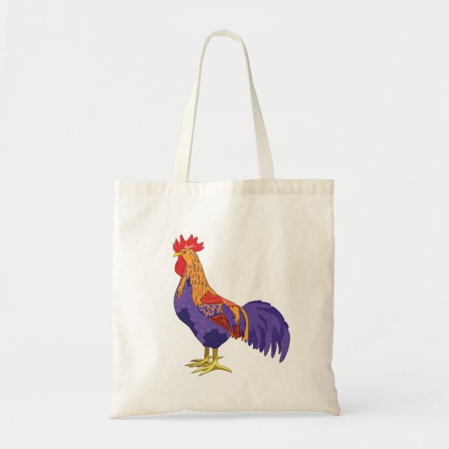 La bolsa de asas del gallo (Frente)