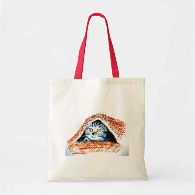 La bolsa de asas del gato, bolso de compras, un (Frente)