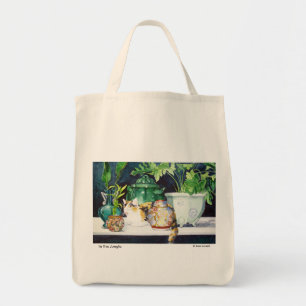La bolsa de asas del gato de calicó
