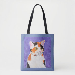 La bolsa de asas del gato de calicó