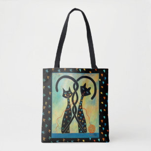 La bolsa de asas del gato negro